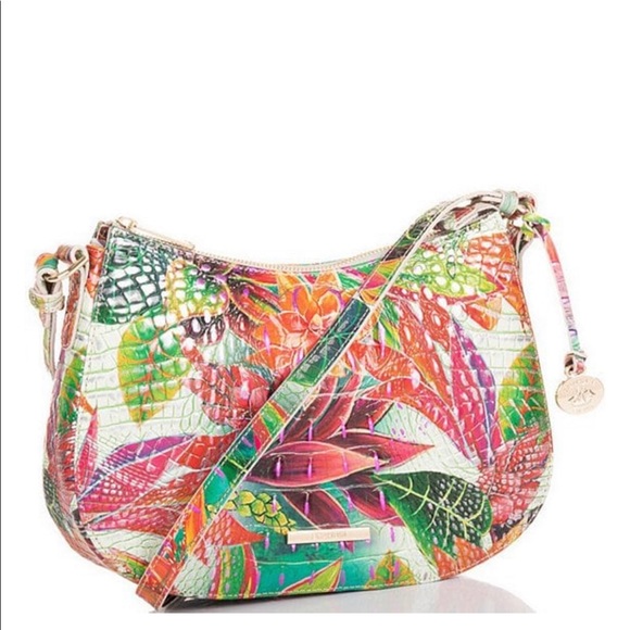 Brahmin Shayna Utopia Print Crossbody Bag & Ady Wallet NWT SELLING AS A SET - Picture 7 of 14